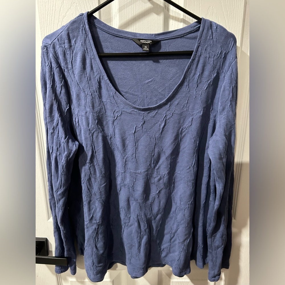 Vera Wang Periwinkle Sweater XL